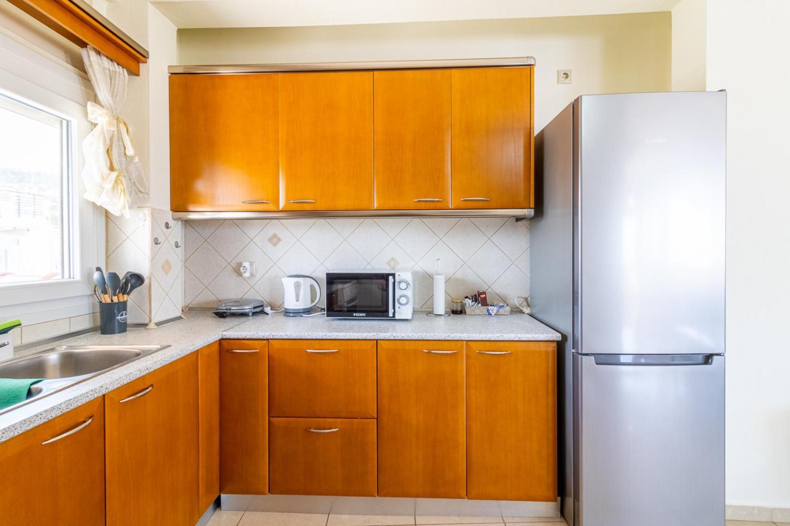 Apartmán Finas Penthouse,Private Terrace,Great View,Mins From Sea Kavala Exteriér fotografie