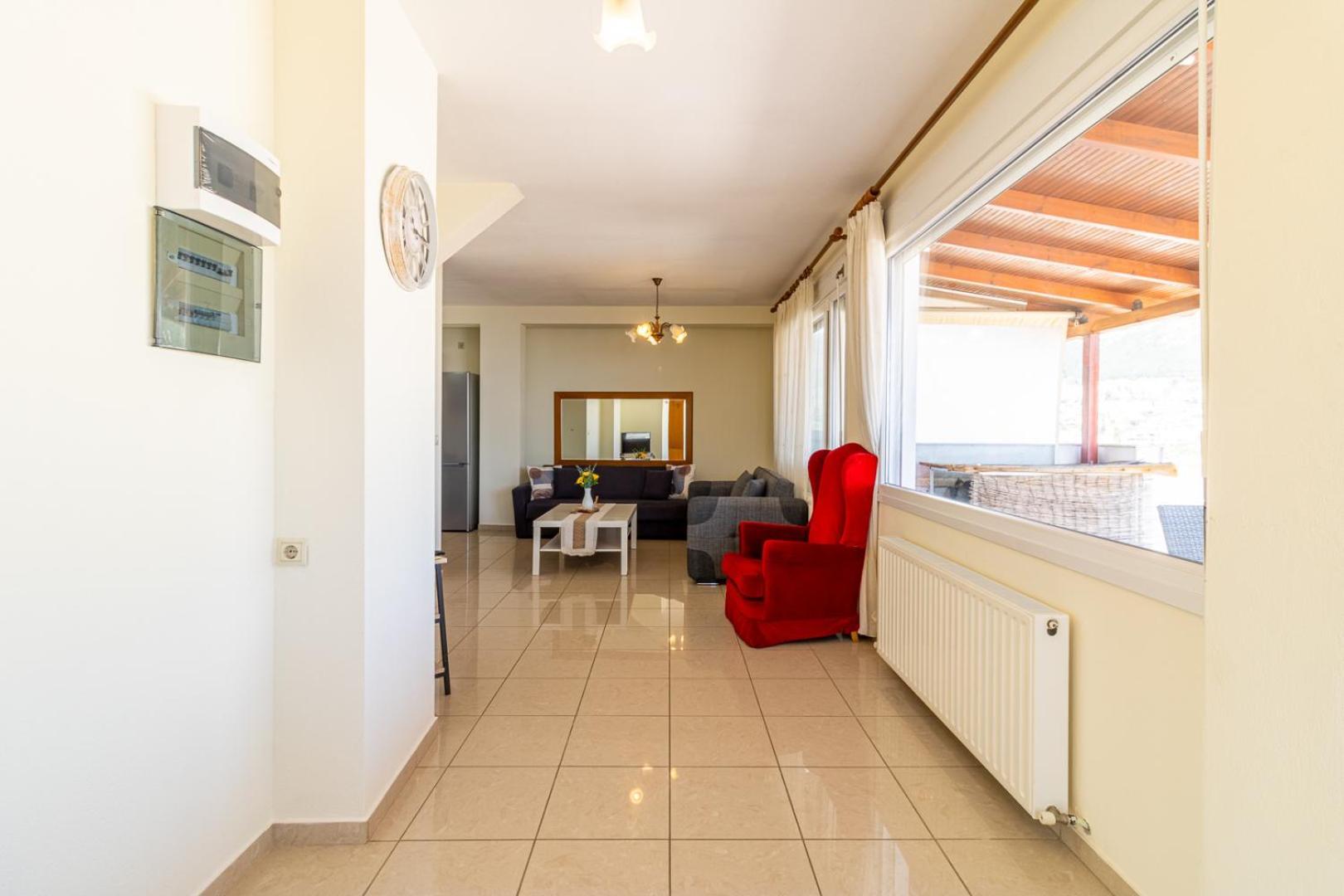 Apartmán Finas Penthouse,Private Terrace,Great View,Mins From Sea Kavala Exteriér fotografie